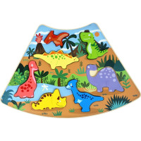 2Kids Toys Drevené puzzle Dinosaury prepojiteľné