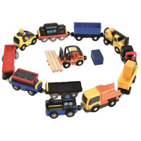 2Kids Toys Sada vozidiel k vláčikodráhe