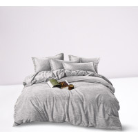 Posteľné obliečky z mikrovlákna JERSEY STYLE - 160x200 cm - šedé