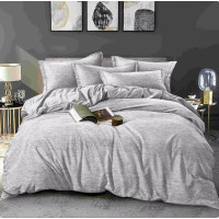 Posteľné obliečky z mikrovlákna JERSEY STYLE - 160x200 cm - šedé