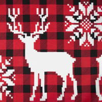 Posteľné obliečky z mikrovlákna SCANDI CHRISTMAS - 160x200 cm - červené