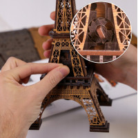 WOODEN CITY 3D drevené puzzle Escape puzzle box: Eiffelova veža 202 dielikov