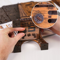 WOODEN CITY 3D drevené puzzle Escape puzzle box: Eiffelova veža 202 dielikov