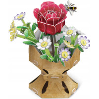 CUBICFUN 3D puzzle Kytica ruže 120 dielikov