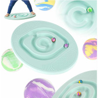 Balančná doska s guličkovým labyrintom - mätová