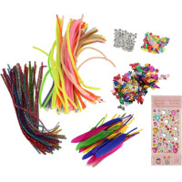 Kreatívna výtvarná sada pre detské ručné práce - 1200 prvkov