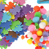 Kreatívna výtvarná sada pre detské ručné práce - 1200 prvkov