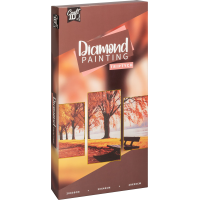 CRAFT ID Diamantové maľovanie na ráme Krajina triptych 40x20 cm + 30x20 cm