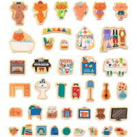 DJECO Domček s magnetmi