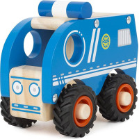 SMALL FOOT Drevené autíčko Polícia