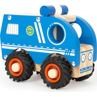 SMALL FOOT Drevené autíčko Polícia