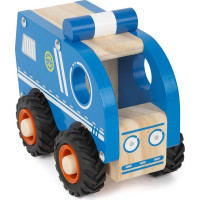 SMALL FOOT Drevené autíčko Polícia