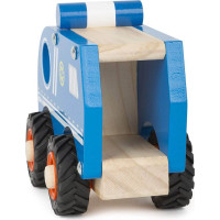 SMALL FOOT Drevené autíčko Polícia