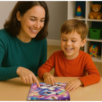 WOODEN CITY Drevené puzzle Čarovné sny o jednorožcoch 20 dielikov