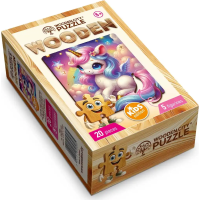 WOODEN CITY Drevené puzzle Čarovné sny o jednorožcoch 20 dielikov