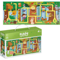 DODO Puzzle Labyrint: Cesta lesom 10 dielikov