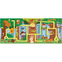DODO Puzzle Labyrint: Cesta lesom 10 dielikov