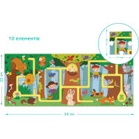 DODO Puzzle Labyrint: Cesta lesom 10 dielikov