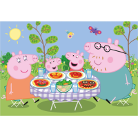 DINO Puzzle Peppa Pig: Na dovolenke 2x48 dielikov