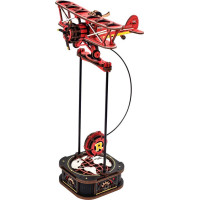 ROBOTIME Roker 3D drevené puzzle Dvojplošník s kyvadlom 163 dielikov