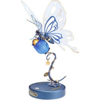 ROBOTIME Roker 3D puzzle Motýľ modrý 79 dielikov