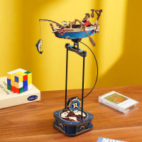 ROBOTIME Roker 3D drevené puzzle Rybárska loď s kyvadlom 161 dielikov