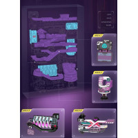 ROBOTIME Roker 3D puzzle s dráhou: Mesto budúcnosti 140 dielikov