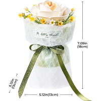 ROBOTIME Roker Floral Art: 3D puzzle Biela kamélia 63 dielikov