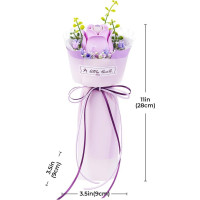 ROBOTIME Roker Floral Art: 3D puzzle Fialová ruža 54 dielikov