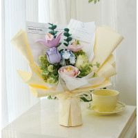 ROBOTIME Roker Floral Art: 3D puzzle Jarný kvet 165 dielikov