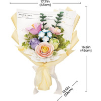 ROBOTIME Roker Floral Art: 3D puzzle Jarný kvet 165 dielikov