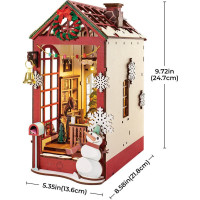 ROBOTIME Rolife DIY 3D Zarážka na knihy: Chalúpka 206 dielikov