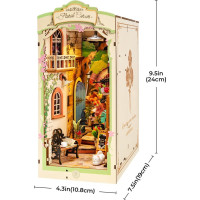 ROBOTIME Rolife DIY 3D Zarážka na knihy: Kvetinárstvo s LED osvetlením 164 dielikov