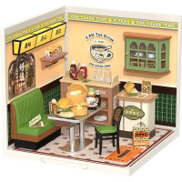 ROBOTIME Rolife DIY House: Hongkonská kaviareň s LED osvetlením 114 dielikov