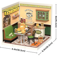 ROBOTIME Rolife DIY House: Hongkonská kaviareň s LED osvetlením 114 dielikov