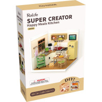 ROBOTIME Rolife DIY House: Kuchyňa s LED osvetlením 152 dielikov