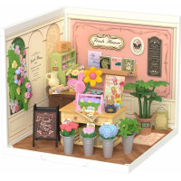 ROBOTIME Rolife DIY House: Kvetinárstvo s LED osvetlením 142 dielikov