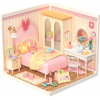 ROBOTIME Rolife DIY House: Spálňa s LED osvetlením 105 dielikov