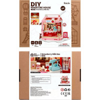 ROBOTIME Rolife DIY House: Mliečny bar s LED osvetlením 73 dielikov