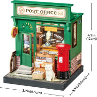 ROBOTIME Rolife DIY House: Pošta 54 dielikov