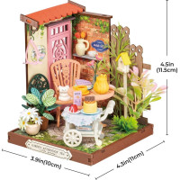 ROBOTIME Rolife DIY House: Čajový kútik 76 dielikov