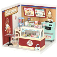 ROBOTIME Rolife DIY House: Zmrzlináreň s LED osvetlením 144 dielikov