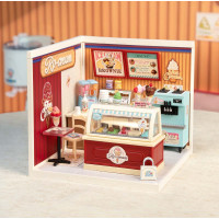 ROBOTIME Rolife DIY House: Zmrzlináreň s LED osvetlením 144 dielikov