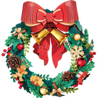 ROBOTIME Rolife Svietiace 3D drevené puzzle Adventný veniec 252 dielikov