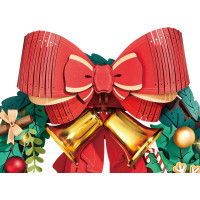 ROBOTIME Rolife Svietiace 3D drevené puzzle Adventný veniec 252 dielikov