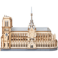ROBOTIME Rowood 3D drevené puzzle Katedrála Notre-Dame 330 dielikov