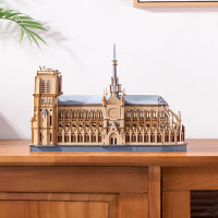 ROBOTIME Rowood 3D drevené puzzle Katedrála Notre-Dame 330 dielikov