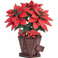 ROBOTIME Rowood 3D drevené puzzle Vianočná hviezda 153 dielikov