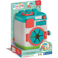 CLEMENTONI Soft Clemmy Vkladacia senzorická práčka s kockami