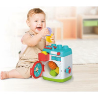 CLEMENTONI Soft Clemmy Vkladacia senzorická práčka s kockami